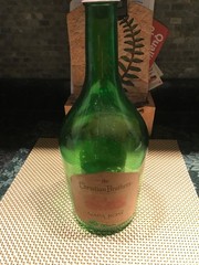 Vintage Christian Brothers Green Liquor Wine Bottle 1/2 Gallon Bank