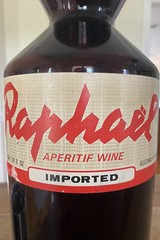 HUGE 22&Prime; VINTAGE 1960&rsquo;S ST RAPHAEL APERITIF FRENCH WINE BOTTLE PROMO DISPLAY