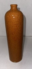 Stoneware Liquor/wine Bottle. Stamped Made In France. Cork Inside 11” In Height