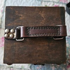 Vintage Wood 14×5 in Single Bottle Wine Box
