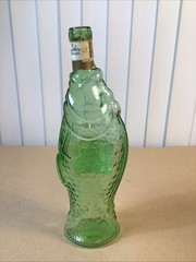 PESCEVINO VINTAGE EMPTY FISH SHAPED WINE BOTTLE *** FREE SHIPPING** 13&Prime; / 1983
