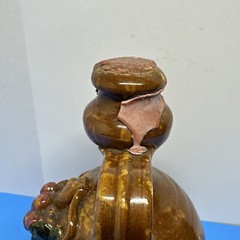 Vintage Jar For Wine Terracotta Popular Amphora Signed Period Xx Century