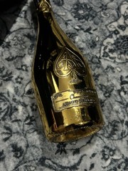 Armand de Brignac Ace of Spades Champagne Bottle & Wooden Display Case EMPTY