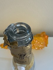 Empty Bottle with Cork and Foil Crystal Louis Roederer 2016