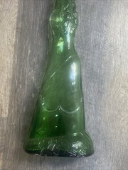 Vintage Gori Gori Chianti Rifle Bottle 3L Green Glass Italy 1960s 45.5 In Tall