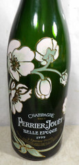 Vintage 1999 Perrier Jouet Floral Champagne Dummy Empty Bottle Prop Jeroboam Big
