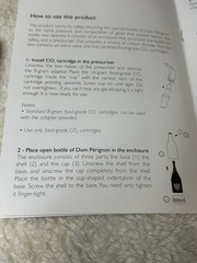 Dom Pérignon Perlage Champagne Preservation System Original 2007 Edition in Box