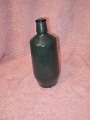 J M da Fonseca Azeitão Portugal Green Glass Wine Bottle Empty Collectible 9&Prime;