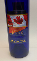 Cobalt Blue Magnotta Riesling Icewine Bottle Empty 2002 Limited Edition Canada