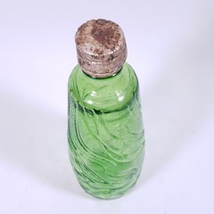 Vintage E & J GALLO RIPPLE Wine Green Flavor Guard ⅘ Pint GLASS BOTTLE