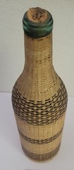 Vintage Woven Wicker Wine Bottle