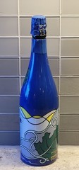 1985 TAITTINGER COLLECTION Roy Lichtenstein Champagne Bottle EMPTY