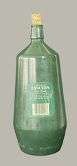 Vintage 1980 Lancers Vinho Branco White Wine Thick Green Bottle Portugal – EMPTY