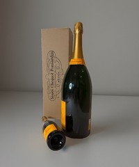 Veuve Clicquot 6L Champagne Factice Dummy Bottle Empty Display Yellow Label RARE
