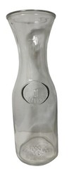 Libbey Accents Clear Glass Carafe 1 Litre Liter Wine Water 33.8 Oz Mexico