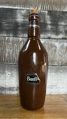 VTG 10.5” EMPTY bottle 4/5 Quart Saber Carbonated Rose Grape Wine- Portugal