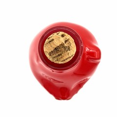 RED Glass 2018 Happy Cat Rheinhessen Riesling Germany Empty Wine Bottle 13 Inch