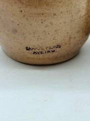 Vintage Jose Maria da Fonseca Portugal Brown Salt Glazed Stoneware Wine Bottles