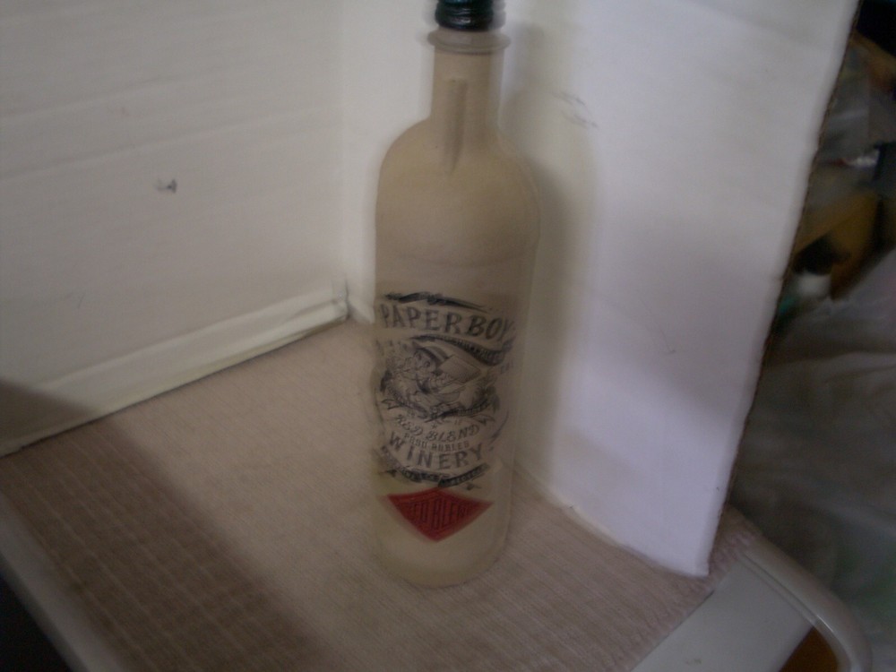 Mint Wine in a Paper Container