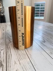 Villa & Marx Copper Wine Cooler Champagne Bucket Modern Barware