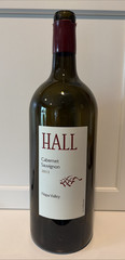 Hall Wines Napa Valley Cabernet Empty Magnum Bottle 1.5L 16.5&Prime; Tall by 5&Prime; diam