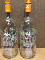 Empty Hazlitt Wine 1.5L Red White Cats Bottle Sangria Finger Lakes Upcycle Craft