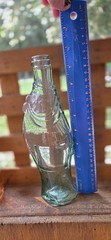Vintage 1970&rsquo;S/80&rsquo;S Antinori Italian Green/ BLUE glass fish-shaped wine bottle