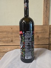 Stella Rosa Black Limited Edition Painted Skulls Heart Eyes- Empty Bottle