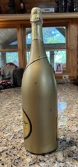 Vintage Large Store Display Wine Bottle Präsidenten Gold 3L Big Huge Germany Bar