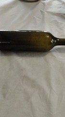 Vintage Green Wine Bottle Collectible Dark Glass Decorative Display Piece