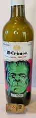 19 Crimes The Mummy Frankenstein Bride of EMPTY Wine Bottles Lot Of 3 With Corks