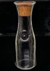 Unique Half Litre Wine Bottle Carafe Decanter With Cork Anchor 25 U.S.A Marked