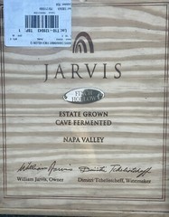 JARVIS FINCH HOLLOW CHARDONNAY WINE NAPA VALLEY EMPTY WOOD BOX W/LID 14X12.5X8.5