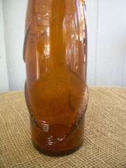 VTG German Baden Affentaler Spatburgunder MONKEY Brown Wine Bottle