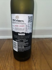 FRANKENSTEIN Glow in Dark 19 Crimes Empty Wine Bottle, Monsters