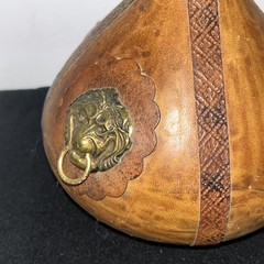 ✨Vintage Italian Leather Wrapped Decanter Excellent Condition
