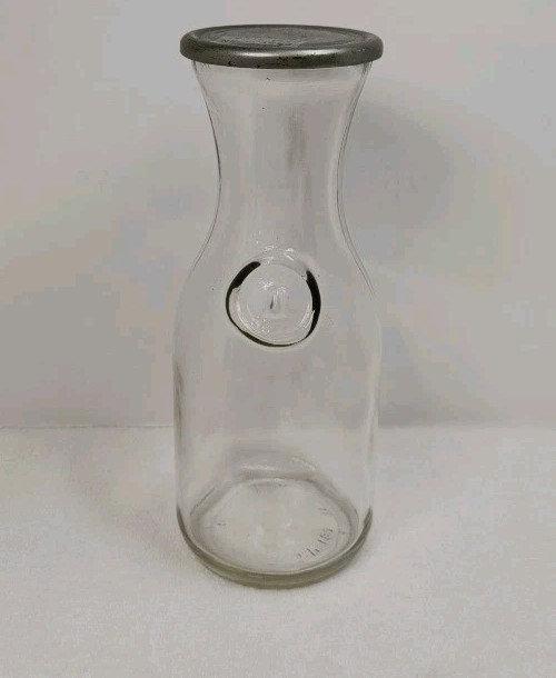 Vintage Paul Masson Vineyard California Carafe w/Lid Wine Decanter 1950&rsquo;s