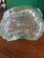 Vintage Collectors Elephant Wine Glass Bottle made In Italy MCM