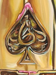 24&Prime;x48&Prime; Oil Canvas Ace Spades Champagne Jerk Beasley / JayZ Tree Of Life Artist!