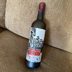 “The Walking Dead” Blood Red Blend Empty Wine Bottle 750ml 2016