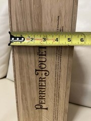 Perrier Jouet Champagne Maison Pondée En 1811,Product Of France Heavy Empty Case
