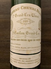 1989 Chateau Cheval Blanc, SAINT-EMILION GRAND CRU, FRANCE Red Wine Empty Bottle