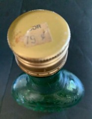 Almaden Pony Green Glass Bottle 2/5 Pint Metal Cap Los Gatos CA Empty Excellent