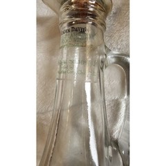 Vintage Morgan David 13in Clear Glass Wine Decanter Genie Bottle