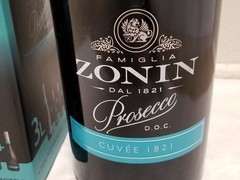 Large 20&Prime; Tall – Famiglia Zonin Prosecco 3 Liter EMPTY Prosecco Bottle & Box