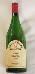 Brown Bros Milawa Shiraz 1976: Collectible Empty Bottle – Vintage Collectible