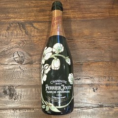 Perrier-Jouët Fleur de Champagne Brut Champagne Green Wine Bottle Floral