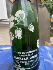 Perrier Jouet Champagne Empty Display Bottle Vintage 1985 750ml EMPTY