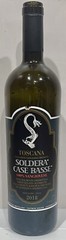 SOLDERA CASE BASSE 100% SANGIOVESE 2018 EMPTY RED WINE BOTTLE MONTALCINO ITALY