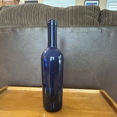Antique Cobalt wine bottle vintage rare